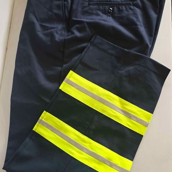 Spotlite LX By Unifirst Navy Blue Reflective Work Pants 40x32 Brand New - Picture 5 of 9